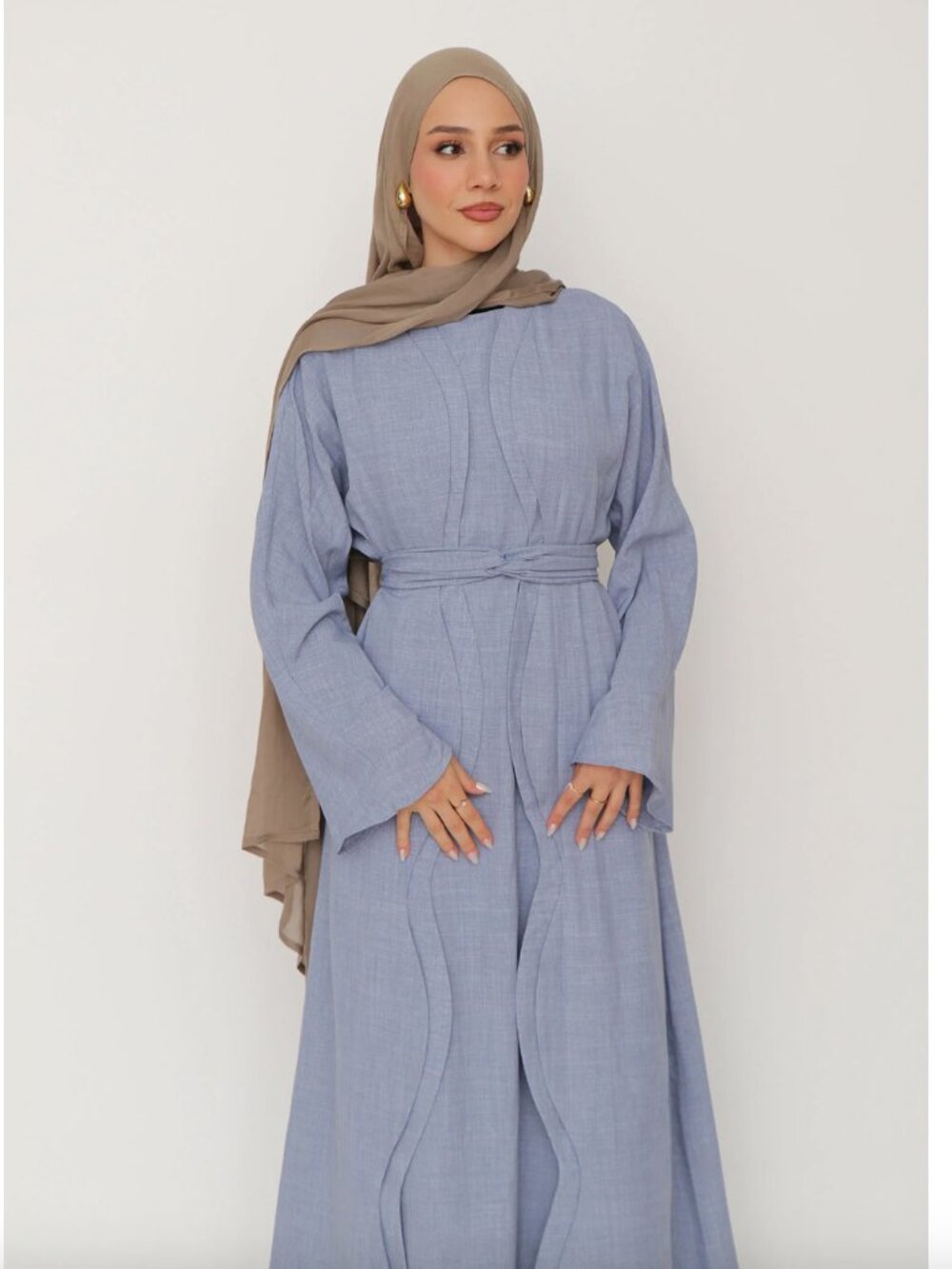 Lameera Moda Linen Abaya